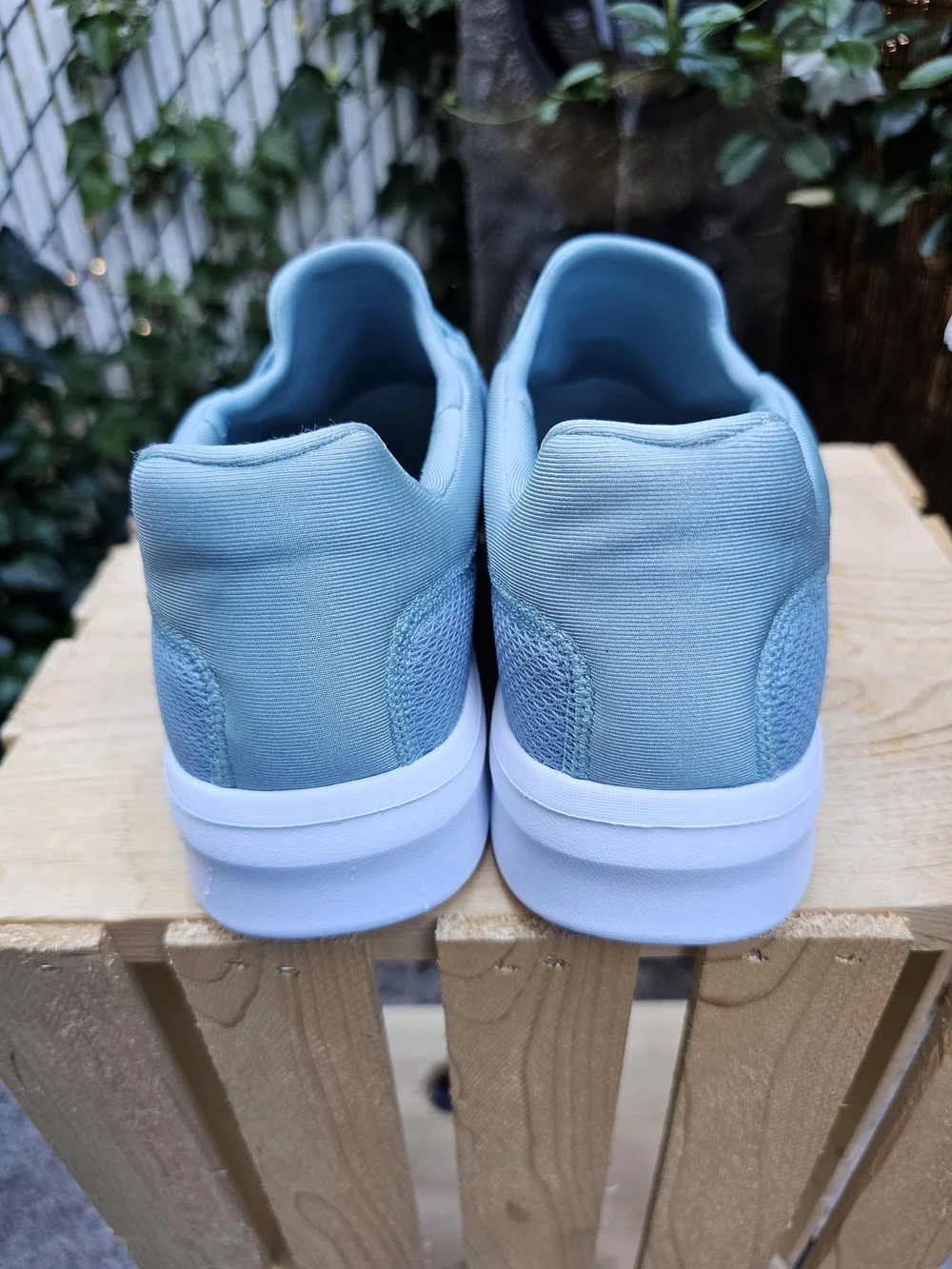 Skechers Men's Light Blue Slip-On Athletic Sneakers
